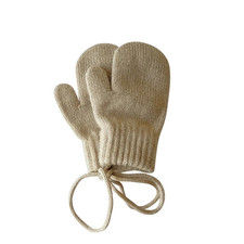 Wool Baby Winter Gloves Candy Color Halter Kids Mittens for Children Girls Boys