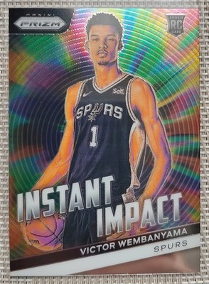 PRIZM 2023/24 Victor Wembanyama Rookie RC Instant Impact Insert #3 SA SPURS