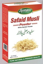 New Safaid Musli White Spinder Powder Chlorophytum borivil Pure & Naturel 35gms