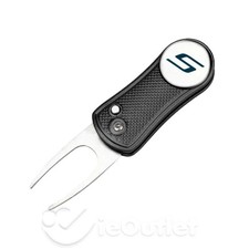 NEW Shot Scope Folding Pitchfork Golf Divot Repair Tool w/ Magnetic Ball Marker