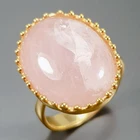 Handmade 20 ct+ Natural Morganite Ring 925 Sterling Silver Size 8 /R446204