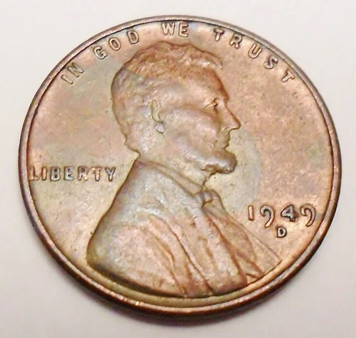 1949 D Lincoln Wheat Cent / Penny  AVE CIRCULATED  **FREE SHIPPING**