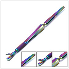 ACRYLIC NAIL PINCHER Multifunction Cuticle Pusher Tweezer