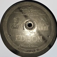 78 RPM 10": Edison 50595 Vernon Dalhart Carolina Sunshine, Lewis James Alabama