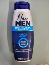 Nair Men Body Cream Hair Remover Body Hair Removal Cream 12 oz