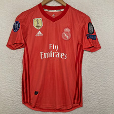 Adidas Real Madrid 2018 2019 ISCO Jersey Youth Size 12 Third Soccer Futbol READ