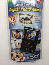 As Seen On TV Wallet Pix - Credit Card Size - Digital Photo Album - NEW - Sealed