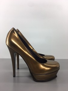 bronze high heel shoes