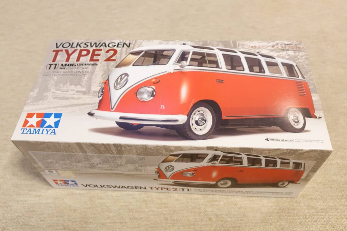 Unassembled Tamiya Electric Rc Air Cooled Vw Volkswagen2 Wagen Bus M-06 Chassis