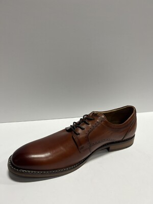 Stacy Adams Mens Faulkner Oxford Brown Size 10.5W | eBay