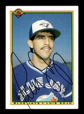 1990 Bowman #517 Luis Sojo HAND SIGNED AUTO