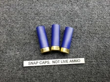 READ AD! 4- pcs 12 GAUGE BLEMS 2 3/4" SNAP CAPS TRAINING 12 GA 12ga 
