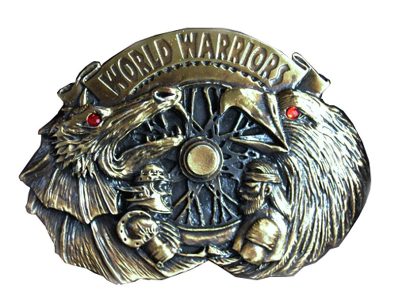 Raintree Gürtelschnallen Eiche Blatt Biker Schnallen Sammler ROAD WARRIOR - Bild 2 von 4