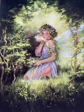 Fairy Kisses Happy Birthday Greeting Card