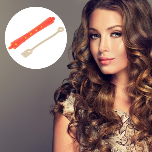 24 Pcs Curling Iron Perm Curlers for Short Hair Rods with Bands Man