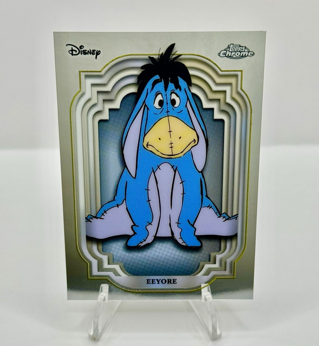 2024 Topps Chrome Disney EEYORE Silver SP Base #126 Winnie 2024 Topps Chrome Disney EEYORE Silver SP Base #126 Winnie