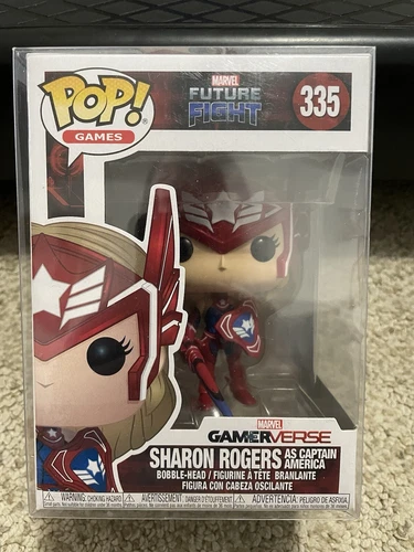 Funko Pop! Vinyl: Marvel - Sharon Rogers (as Captain America) #335 In Protector