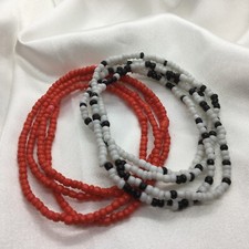 2 PC Handcrafted Waist Beads Jewelry African Bohemia Bracelets Anklet New 2314