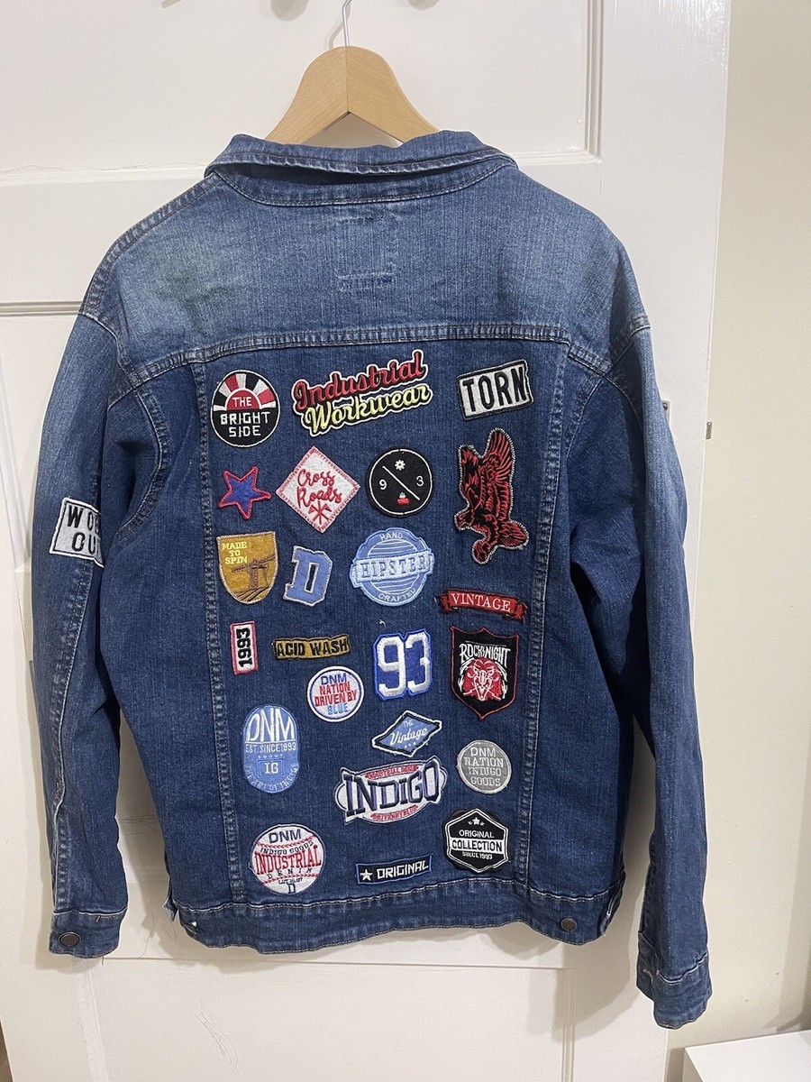 Customised Denim Jacket - Style Splash Size XL | eBay UK