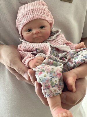 33cm Coco Reborn Baby Doll Gift Washable Silicone Soft Touch Hand Painted Skin