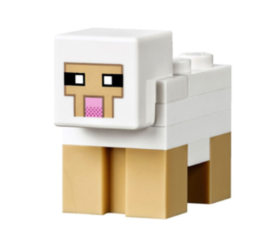 Lego White Sheep 21127 21125 21114 Minecraft Animal Minifigure | eBay