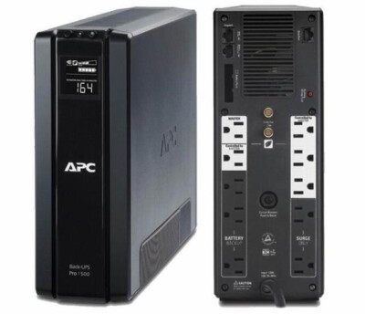 APC BR1500G Back-UPS Pro 1500 VA 10 outlets Uninterruptible Power Supply (UPS)