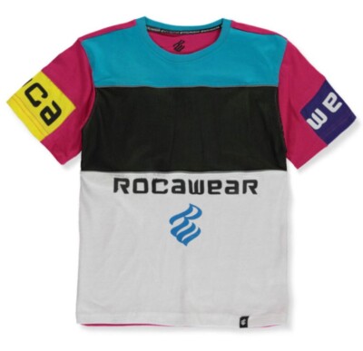 Rocawear Toddler Boy's Short-Sleeve Colorblock Tee / T-Shirt  (7T, 7-Years)