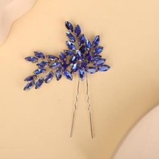 Bridal Teardrop Rhinestone Hair Pins Crystal Rhinestone Hair Accessories