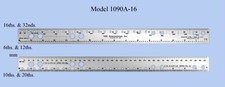 Stainless Steel Ruler GAEBEL,Model 1090A 16" Made In USA