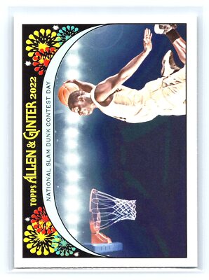 2022 Topps Allen & Ginter #IYSD-2 National Slam Dunk Contest Day  - Mint