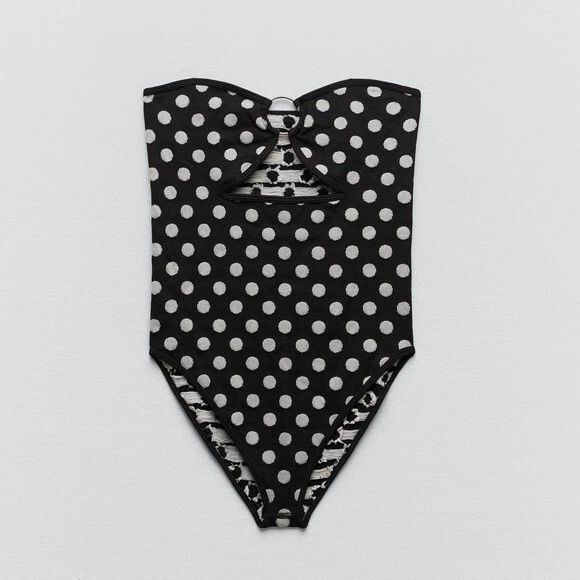Polka dot cheap bodysuit zara