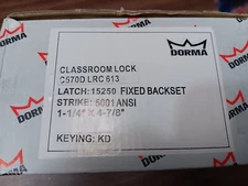 Dorma (SCHLAGE KEYWAY) class room ,storeroom lever lock oil rubbed bronze