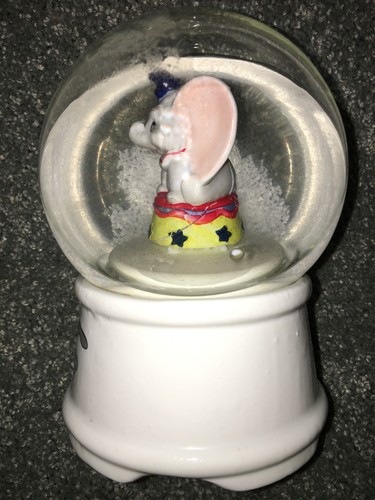 Dumbo Disney Snow Globe Circo Elefante Vintage Música Bebé Elefante Walk Sears - 第 3/10 張圖片