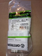 KS5EA-36 Ortronics Category 5e Keystone Jack 8-position 180 Degree Exit - Blue