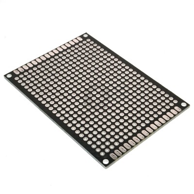 5cm x 7cm Black PCB Printed Circuit Board, 5 Pack, 432 Holes, 32