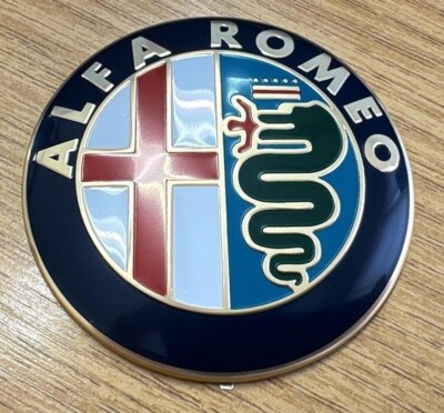 Alfa Romeo Logo Aufkleber 74mm - 2er Set Für Giulia & Stelvio