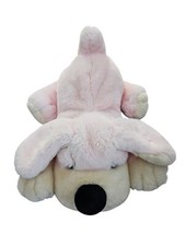 FAO Schwartz Penelope Pink Puppy Dog Plush Stuffed Animal Toy Large 21