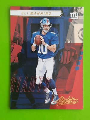 2017 Panini Absolute #35 Eli Manning New York Giants Base