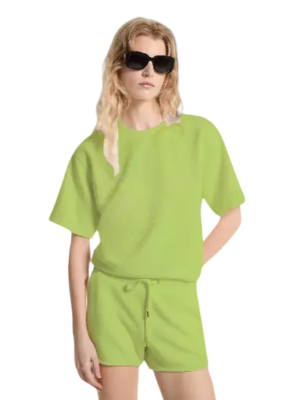 Michael Kors Logo Jacquard Knit Short-Sleeve Sweatshirt & Shorts