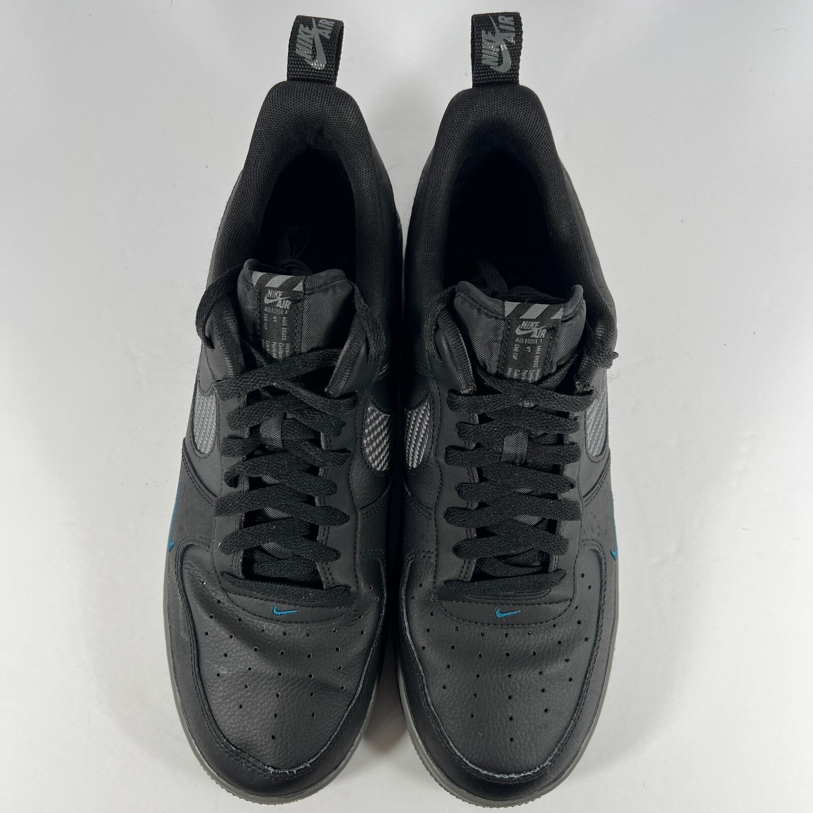 Nike Air Force 1 'Carbon Fiber Weave' Black Men's 12 Basketball Shoes