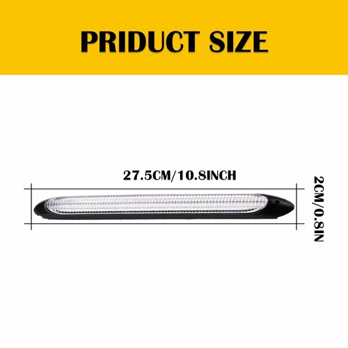 2x LED Luz de circulación diurna Secuencial DRL Señal de giro Faro Tira Lámpara EE. UU. - Imagen 17 de 22