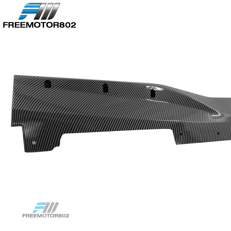 For 16-24 Chevrolet Camaro Rocker Style Side Skirts Panel Carbon Fiber Print 4PC