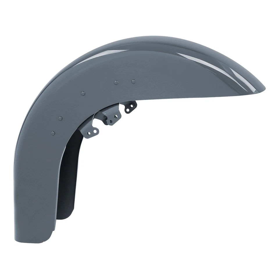 Guardabarros delantero apto para Harley CVO Street Road Glide FLHXSE 2014-2023 Gunship gris Foto 3 de 4