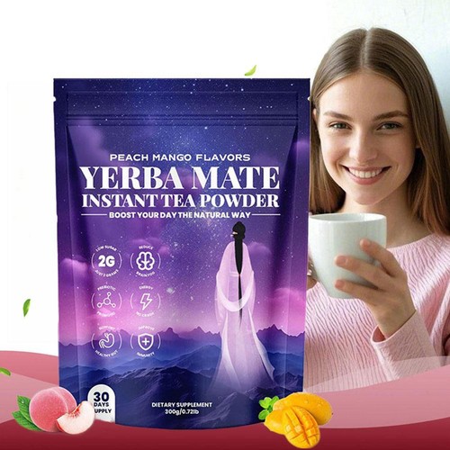 Yerba Mate Instant Tea Powder Body Supplements