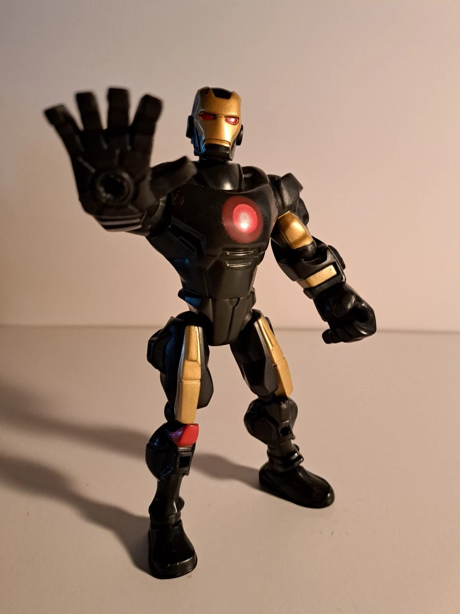 Black iron man store action figure