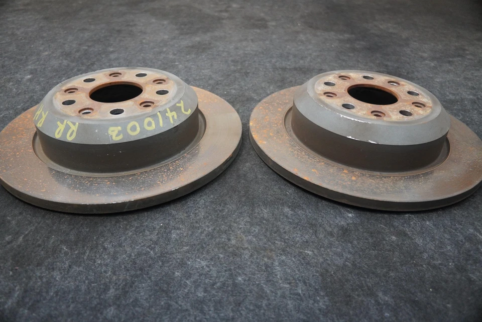 Set 2 Rear Left Right Disc Brake Rotor 68273464AA OEM Jeep Wrangler JL 2018-23 - Image 2 of 4