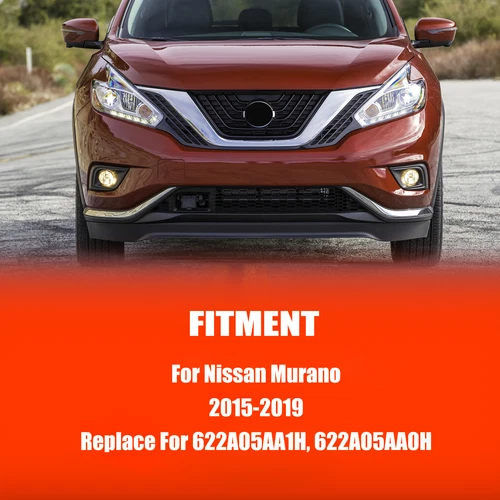 Tapa de cubierta de gancho de remolque para parachoques delantero para Nissan Murano 2015-2019 622A0-5AA1H - Imagen 7 de 13