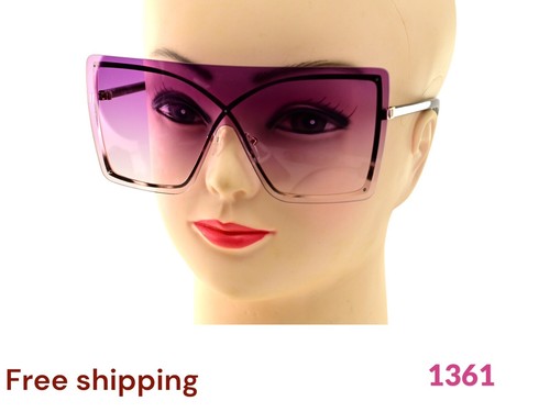 Over Sized Woman Sunglasses Fashion 1361 - Picture 2 of 2