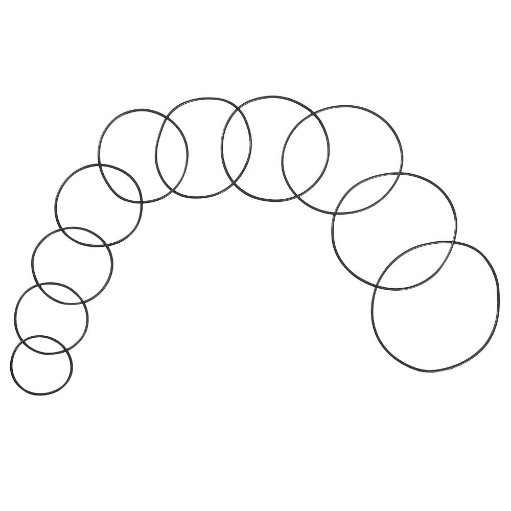 200 Pcs Watch Replacement Parts Rubber Seal Washer Kit Watch Gasket