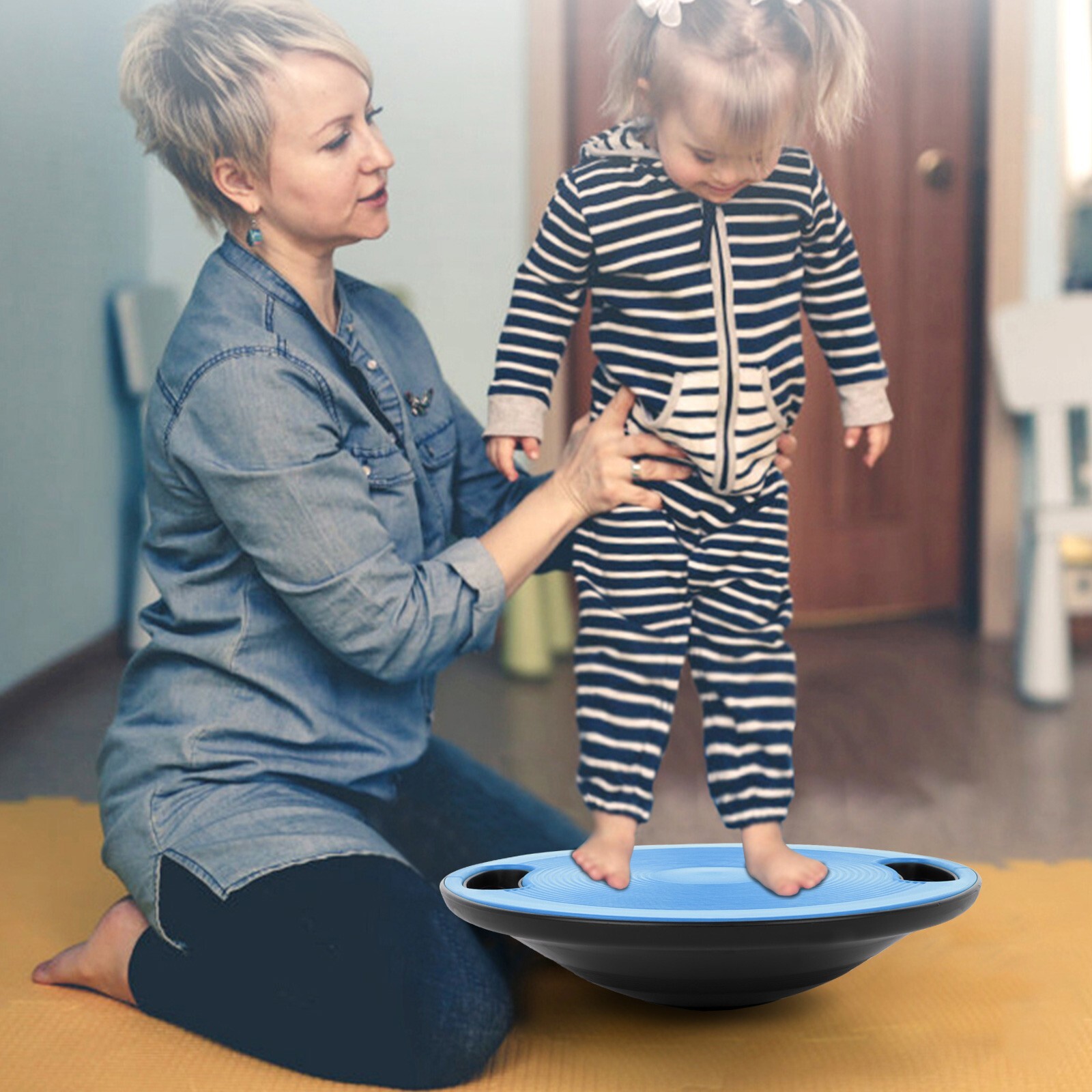 Wobble Balance Board Exercise Balance Stability Trainer Portable